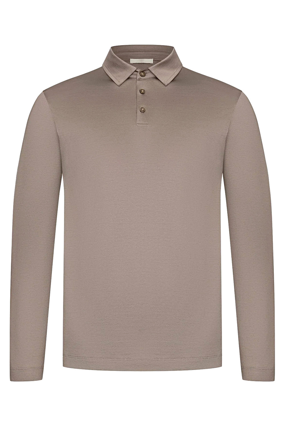 Men's Mercerized Cotton Polo Shirt - Desert Taupe