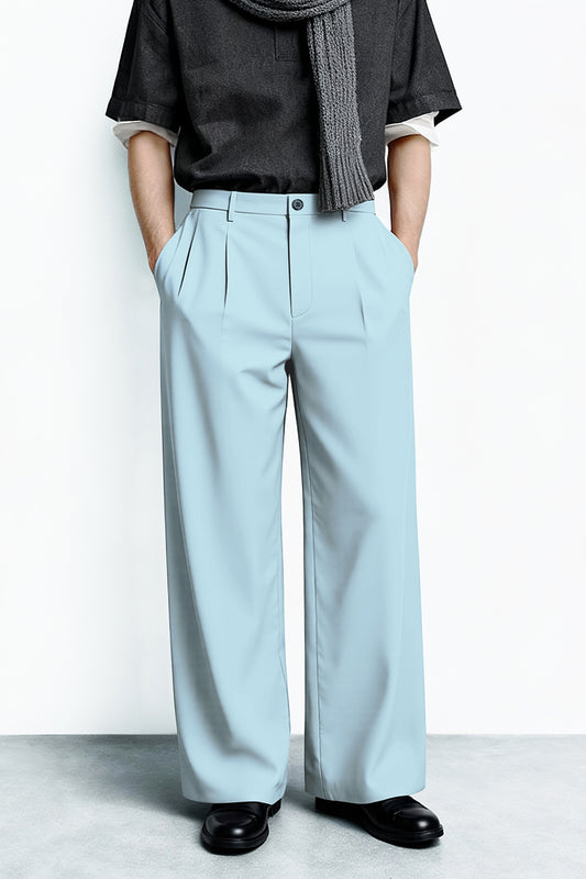 Pantalón de corte relajado para hombre - Caqui