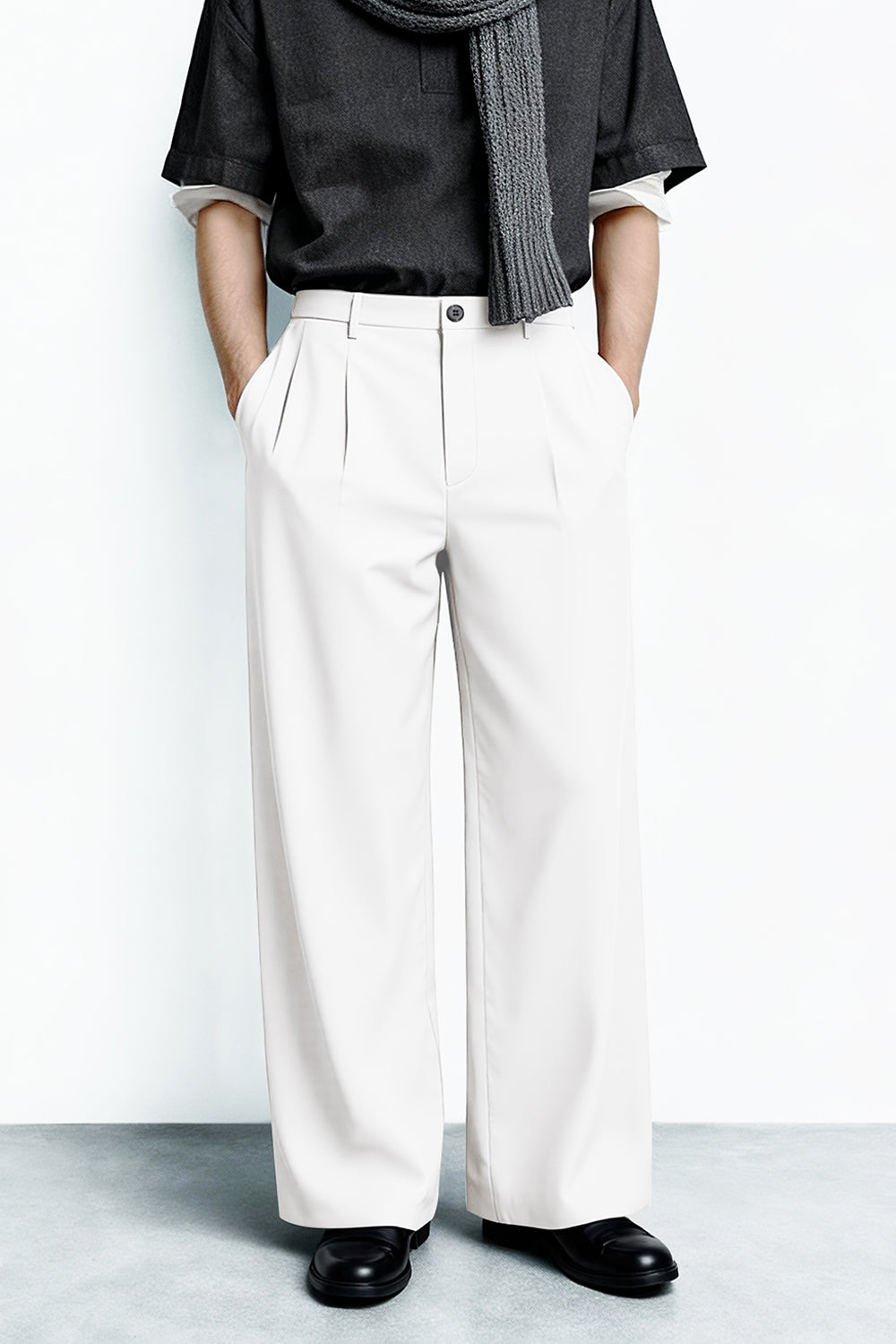Men's Relaxed Baggy Pant - White