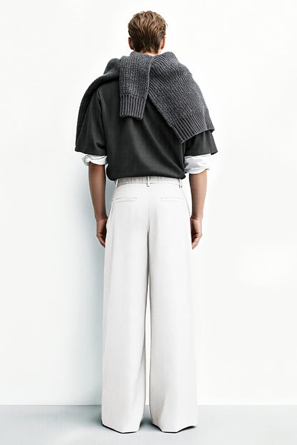 Men's Relaxed Baggy Pant - White