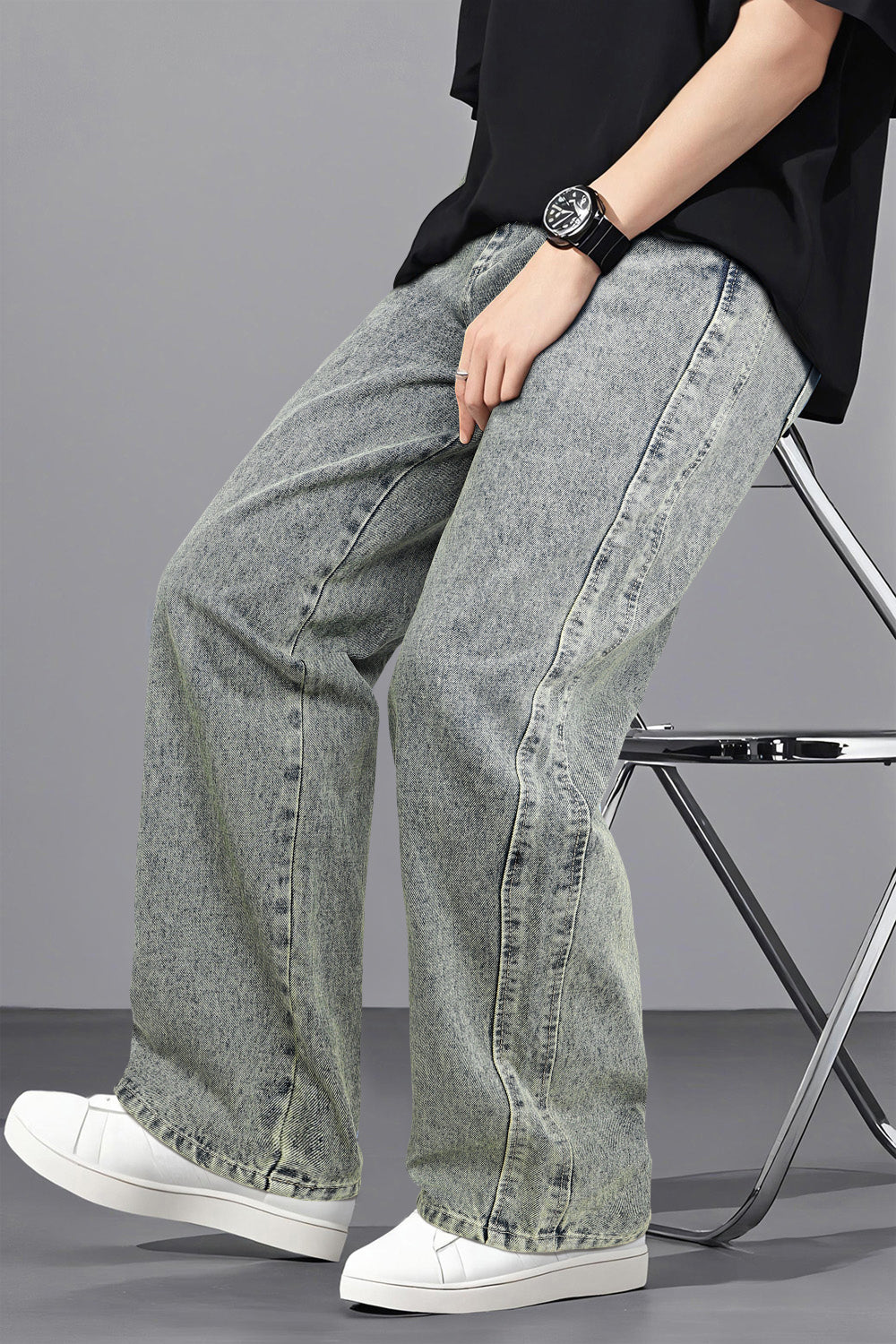 Men's Baggy Jean - Retro Blue