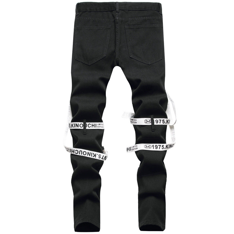 Zipper Punk black jeans