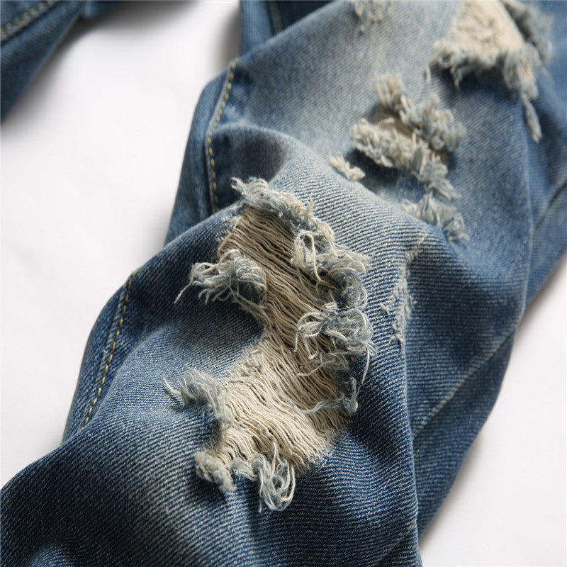 Men's fashion blue jeans