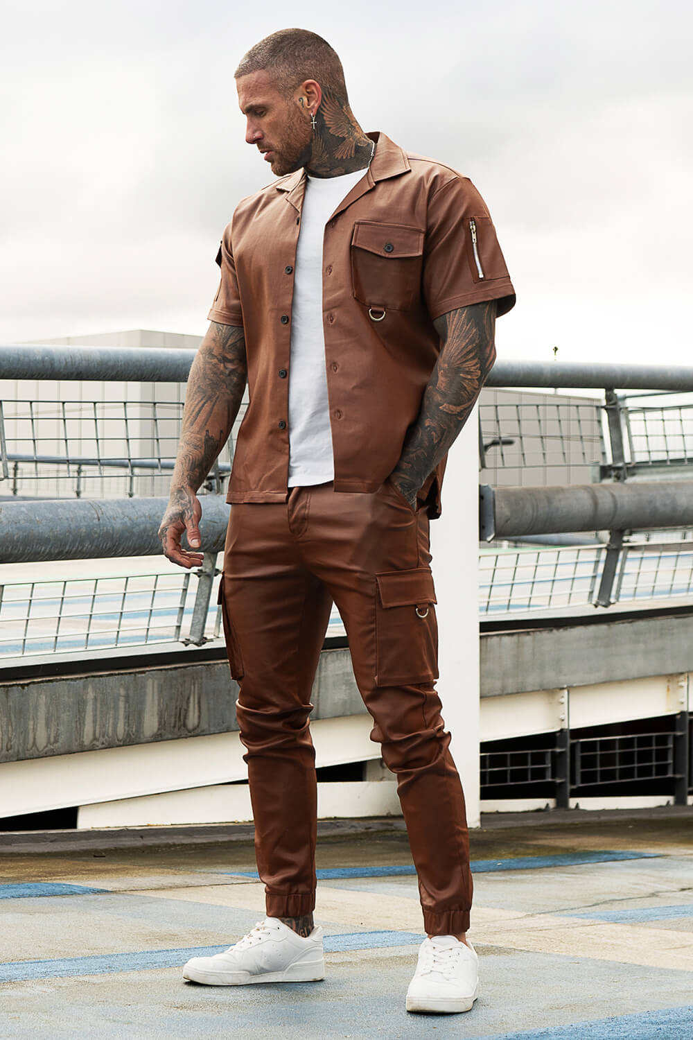 Men's Casual Sets - Leather & brown