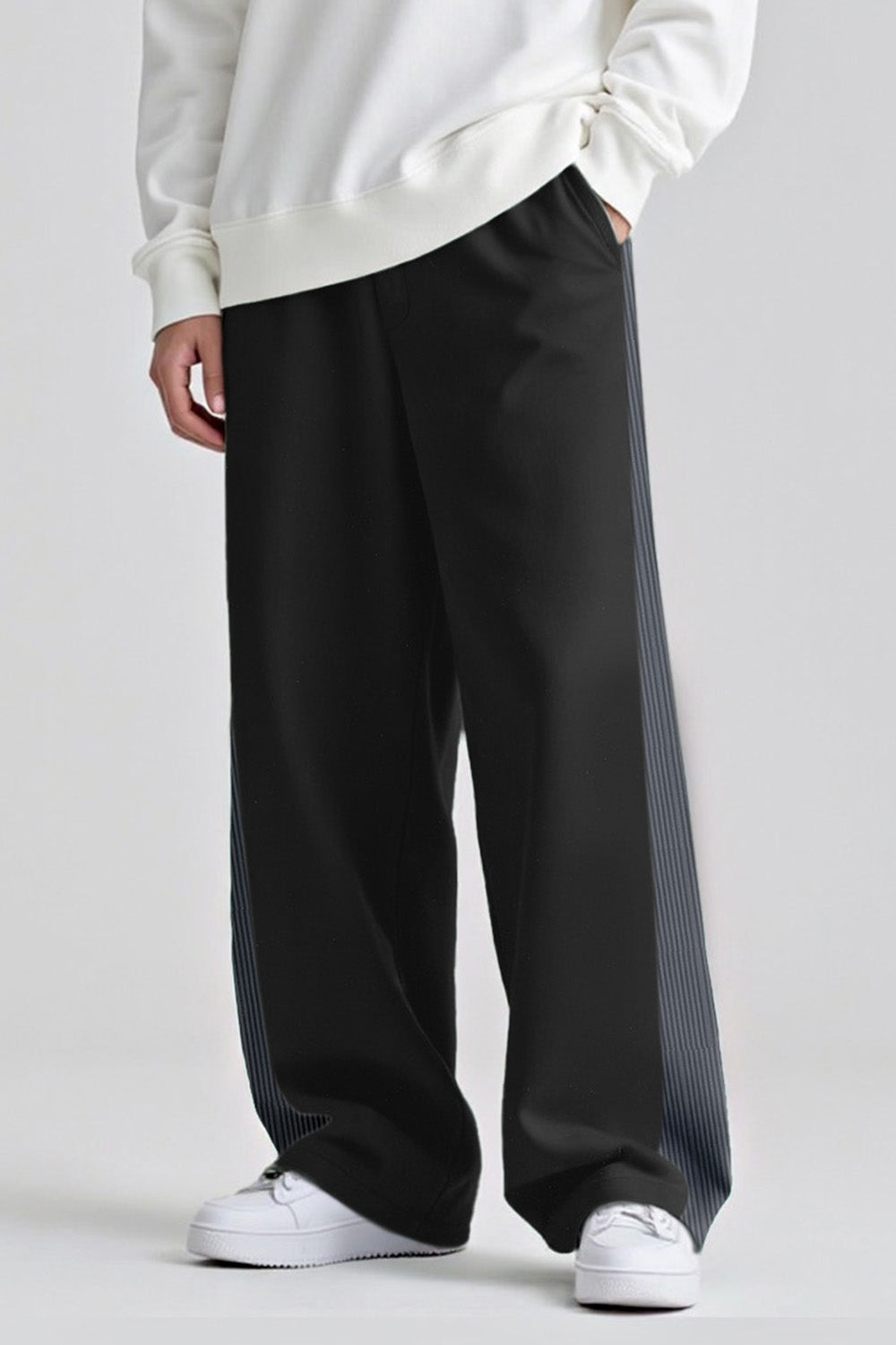 Mens Ultra-loose Casual Pant - Black