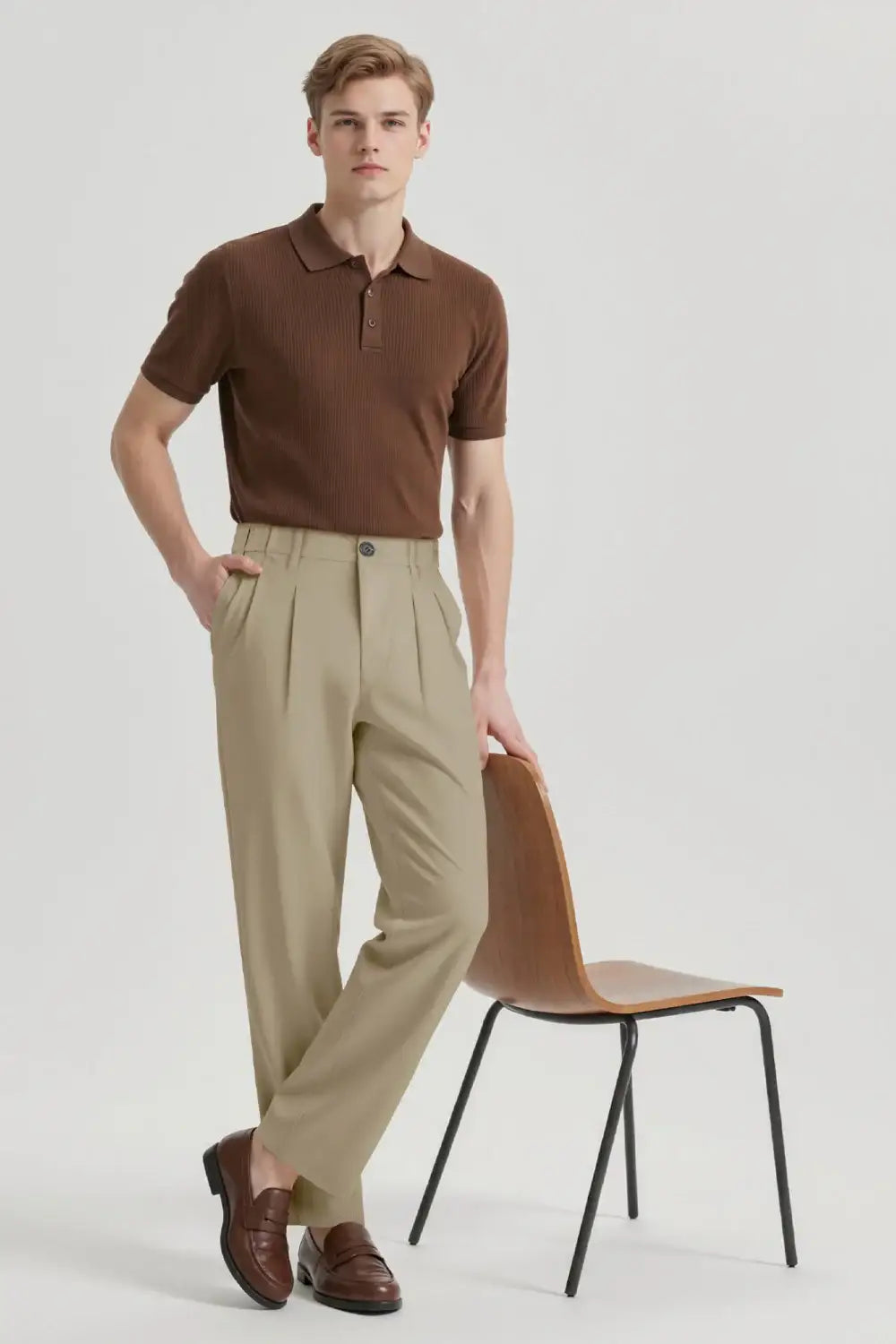 mens casual dress pants Antioch Trousers, Men's, Size: 32, Black Fit Straight Wholesale Men Comfortable Loose Straight