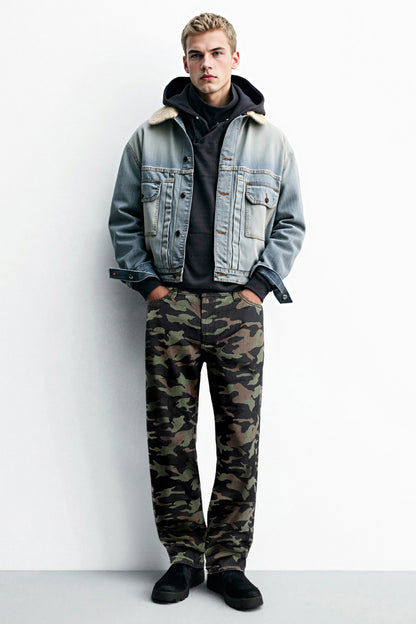 Men Relaxed Fit Jean - Camouflage