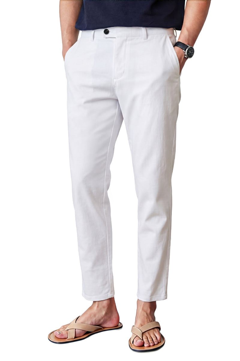 Mens Linen Modern Slim Travel Pant