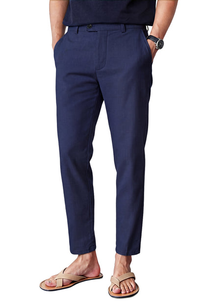 Mens Linen Modern Slim Travel Pant