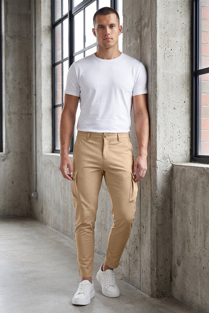 Match Pantalon cargo Wild camouflage pour homme-Rouge