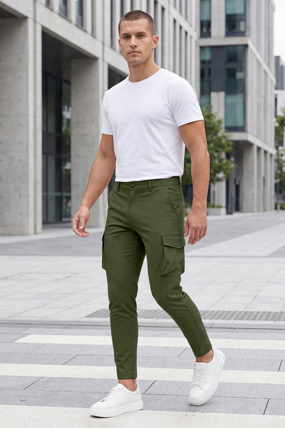 Match Pantalon cargo Wild camouflage pour homme-Rouge