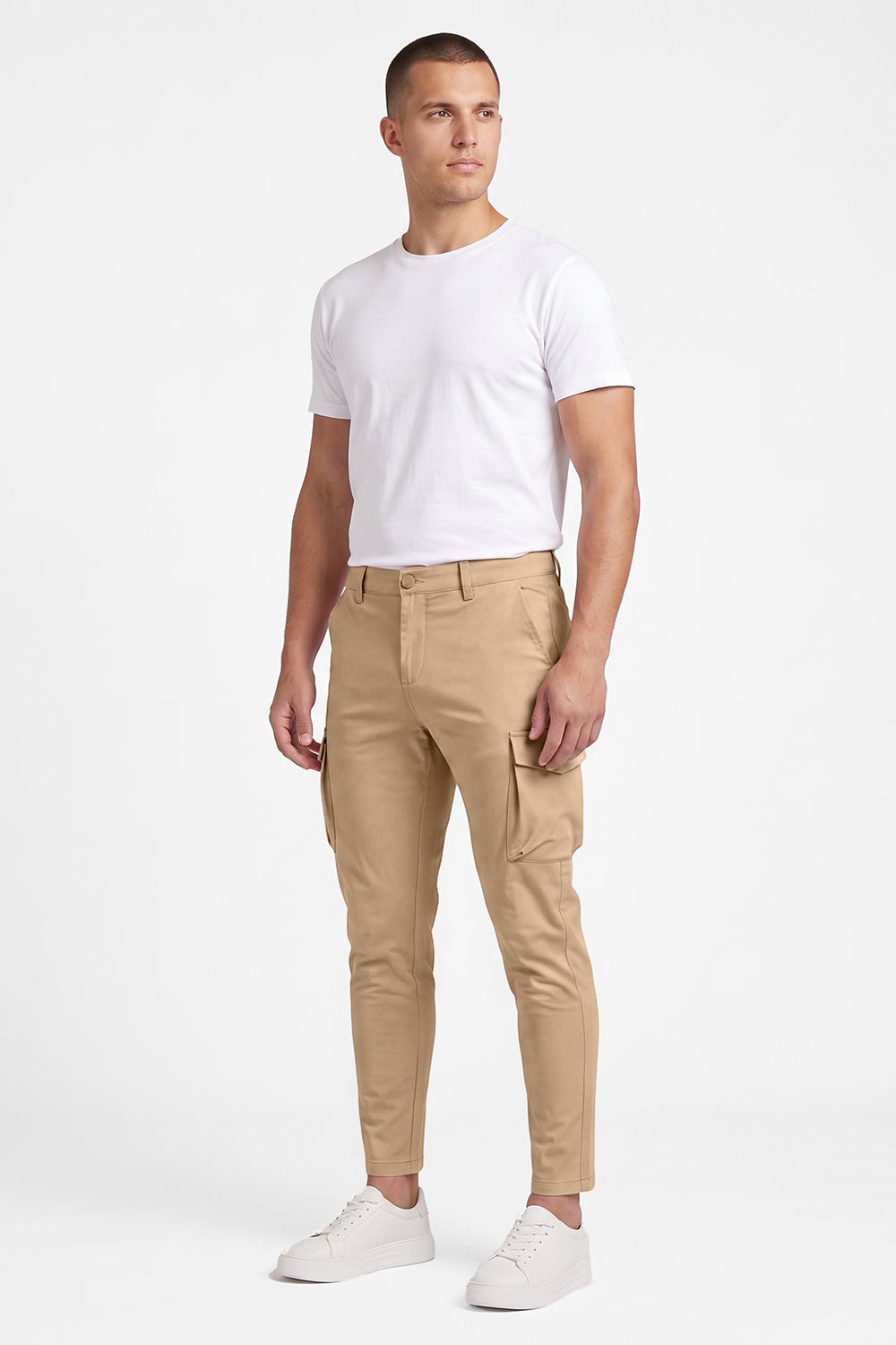 Match Pantalon cargo Wild camouflage pour homme-Rouge