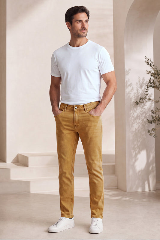 Men Stretch Denim Modern Slim Jean