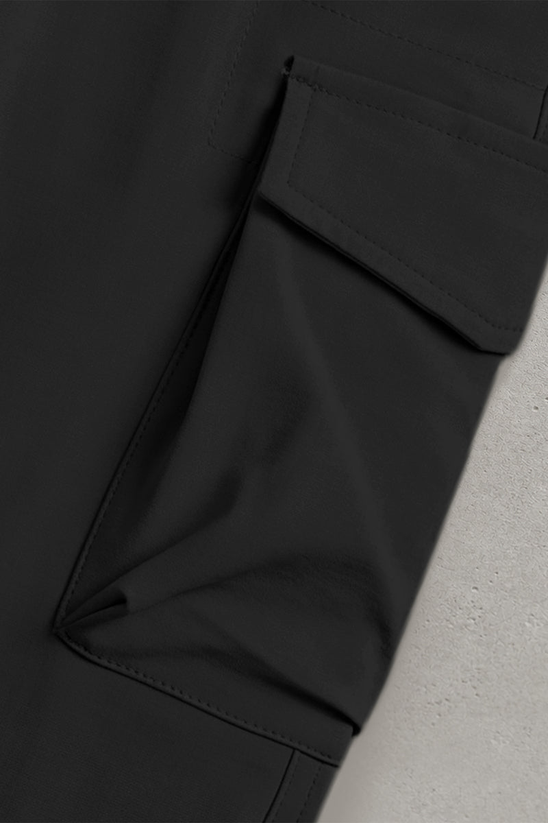 Schmale, klar geschnittene Cargohose für Herren