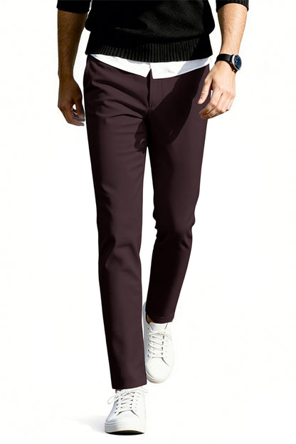 Men's Relaxed Fit Dress Pant - Brown