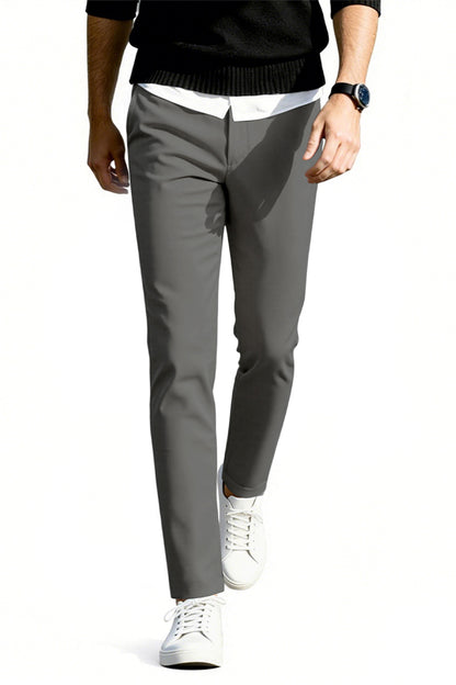 Men's Relaxed Fit Dress Pant - Grey