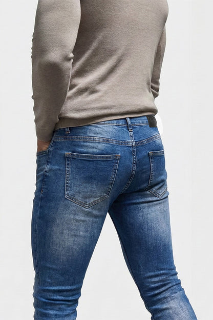 Men's Super Skinny Blue Jean