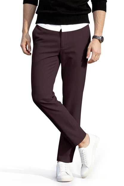 Men's Relaxed Fit Dress Pant - Brown