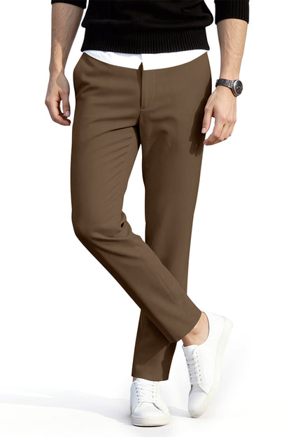 Men's Relaxed Fit Dress Pant - Camel