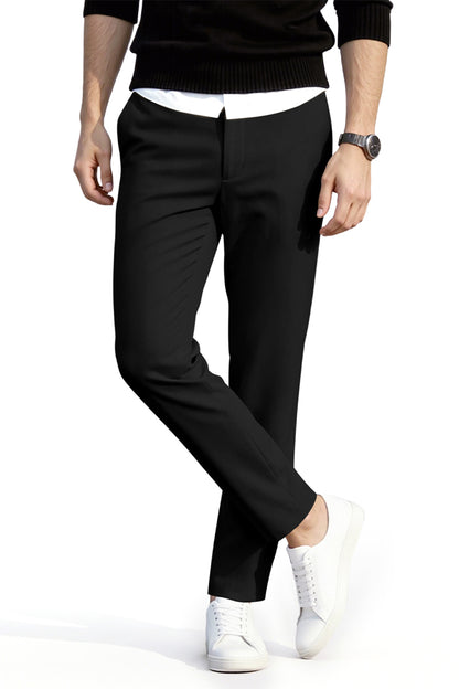 Men's Relaxed Fit Dress Pant - Black