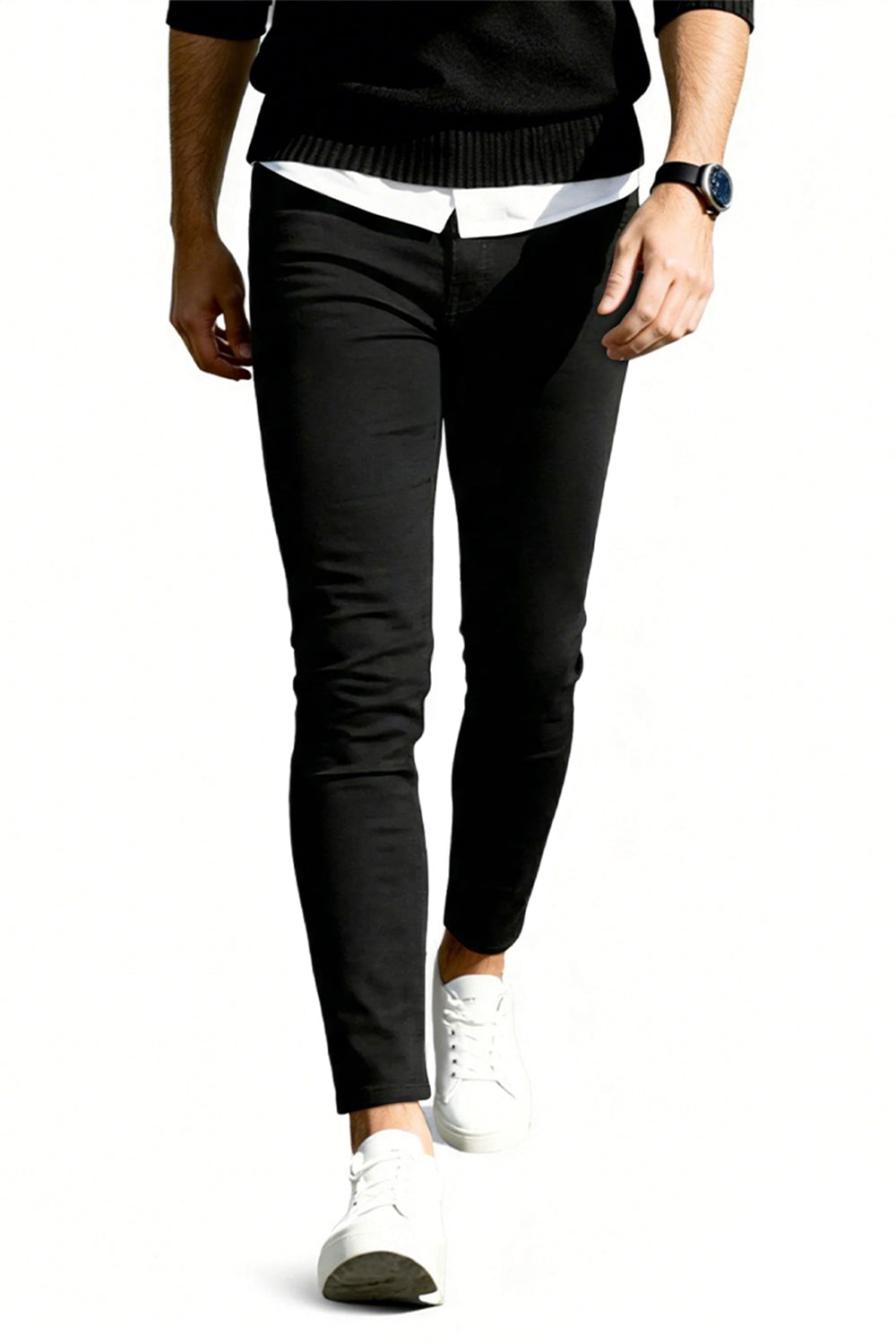 Men's Stretch Skinny Jean - Black
