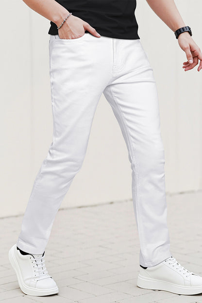 Men's Stretch Slim Fit Jean - White