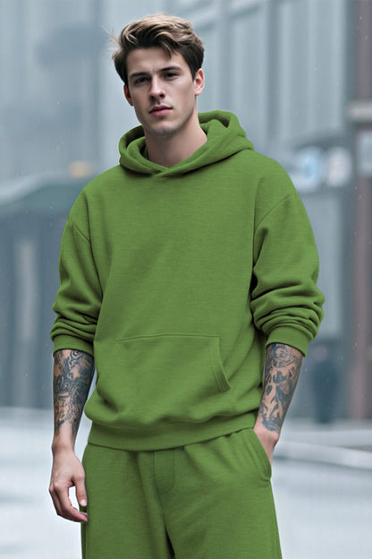 Herren-Pullover-Hoodie in Grün