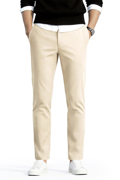 Men's Relaxed Fit Dress Pant - Beige