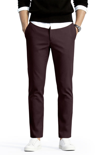 Men's Relaxed Fit Dress Pant - Brown
