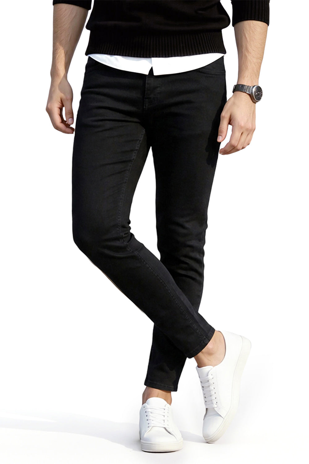 Men's Stretch Skinny Jean - Black