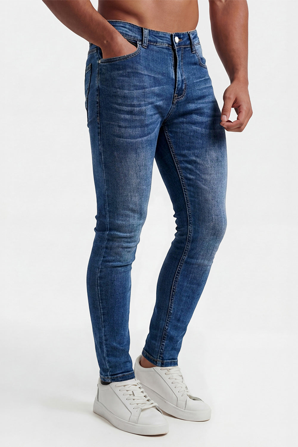 Men's Super Skinny Blue Jean