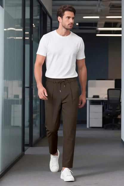 Men's Commuting 7*24 Business Pant - Dark Brown