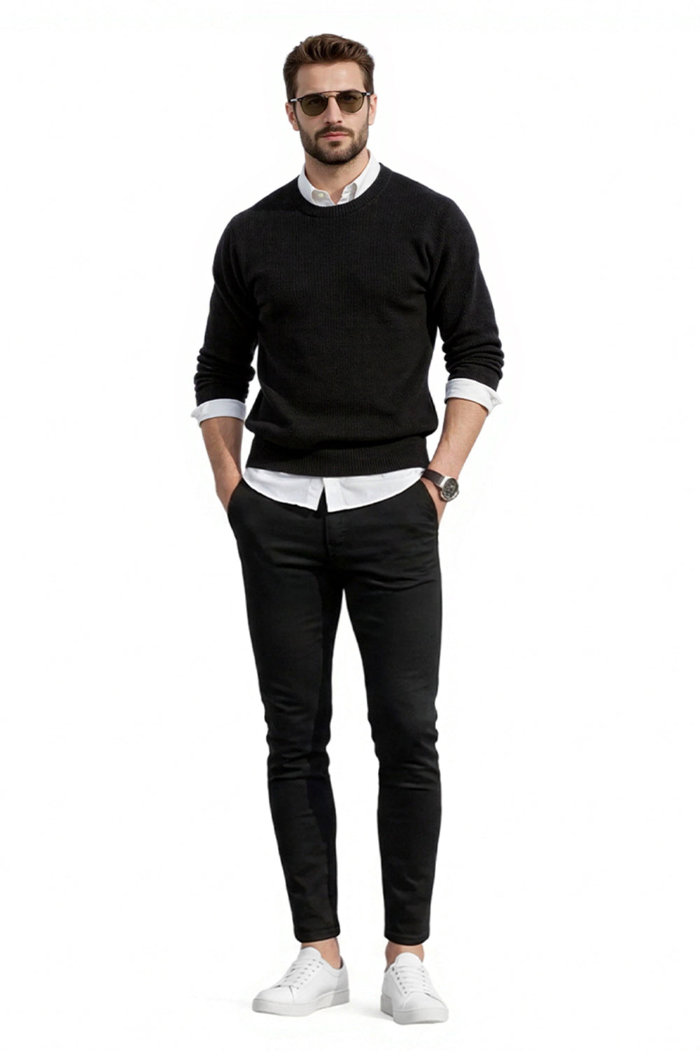 Men's Stretch Skinny Jean - Black