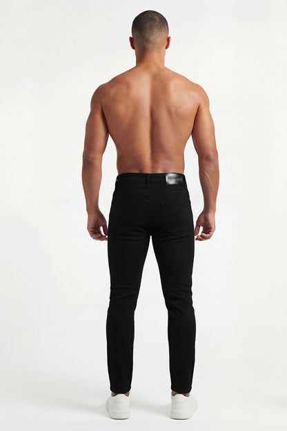 Men's Black Stretch Jean - Ripped