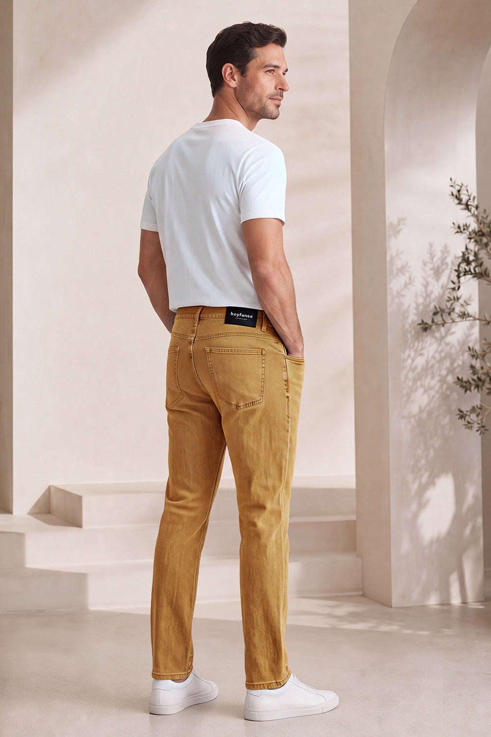 Men Stretch Denim Modern Slim Jean