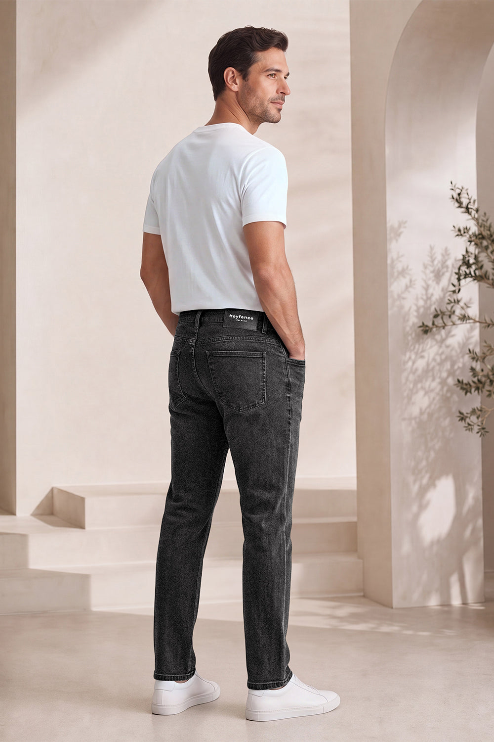 Men Stretch Denim Modern Slim Jean