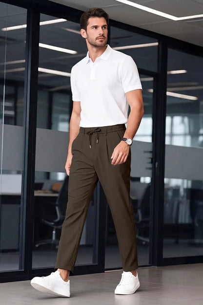 Men's Commuting 7*24 Business Pant - Dark Brown
