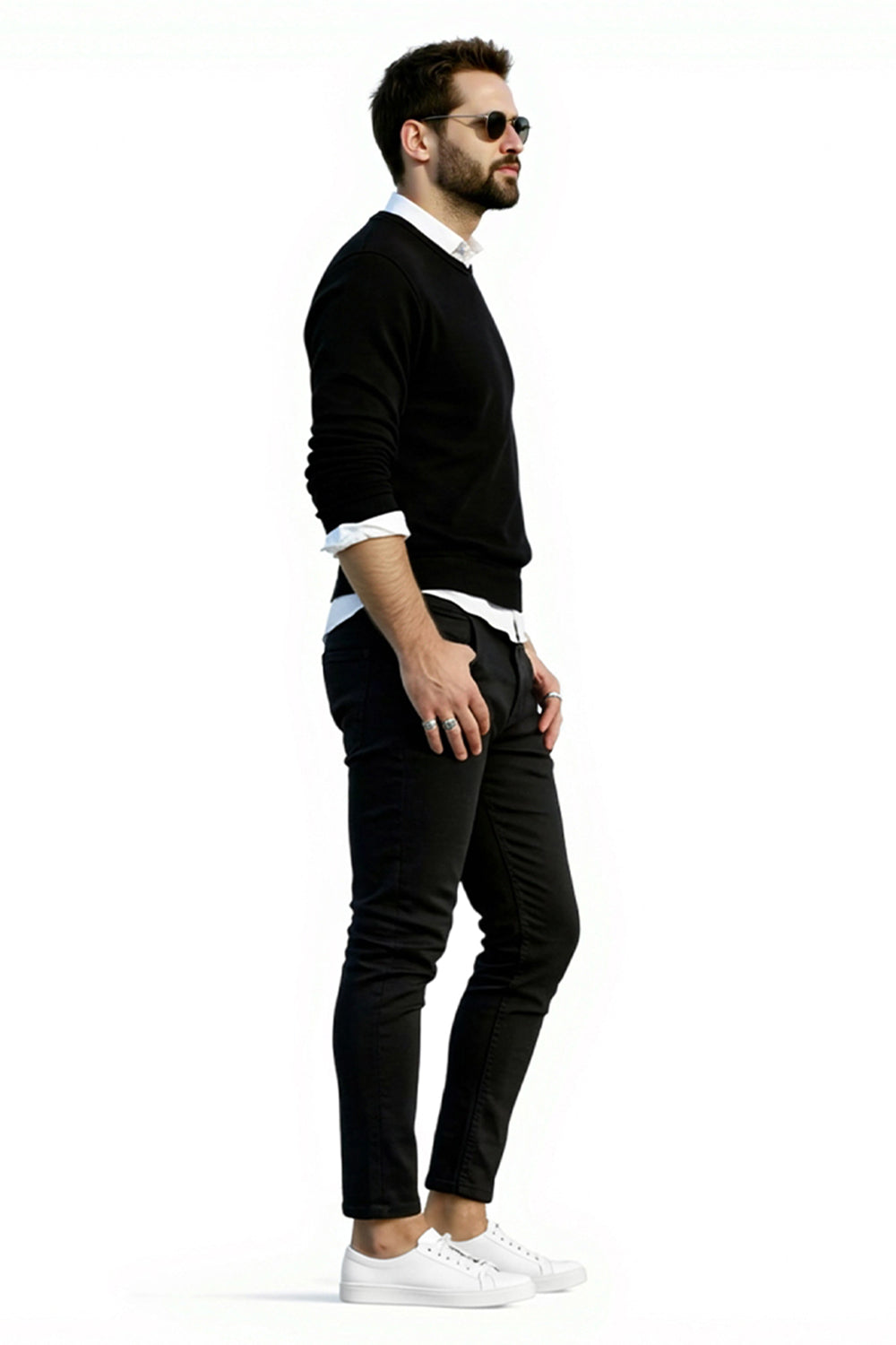 Men's Stretch Skinny Jean - Black