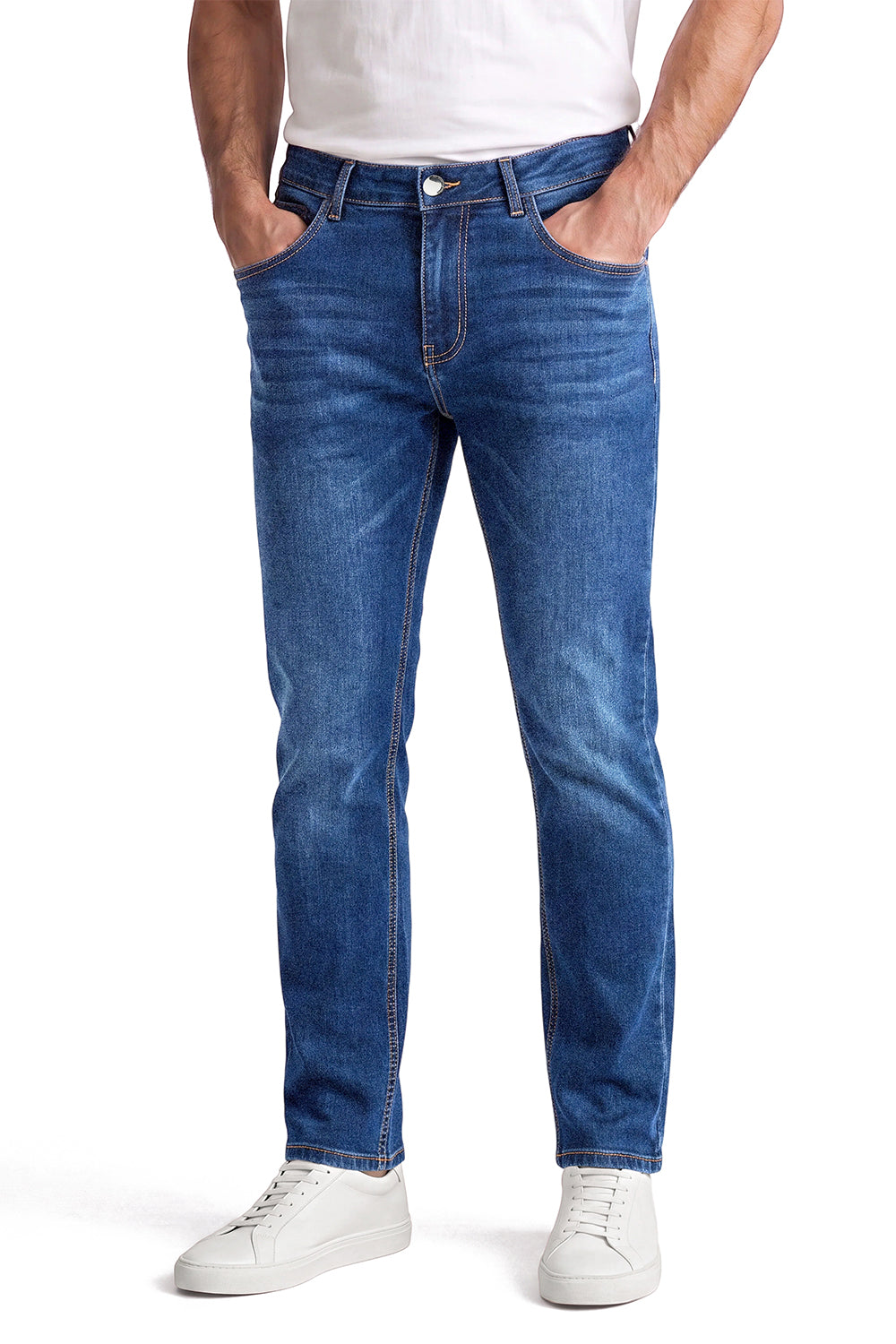 Men Stretch Denim Modern Slim Jean