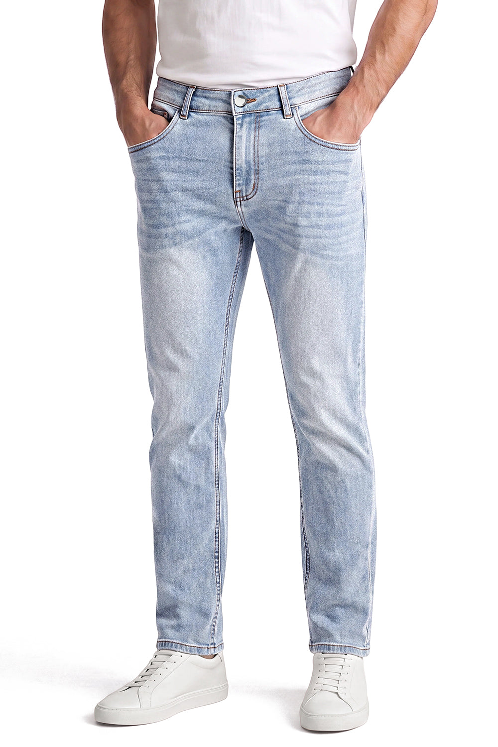 Men Stretch Denim Modern Slim Jean