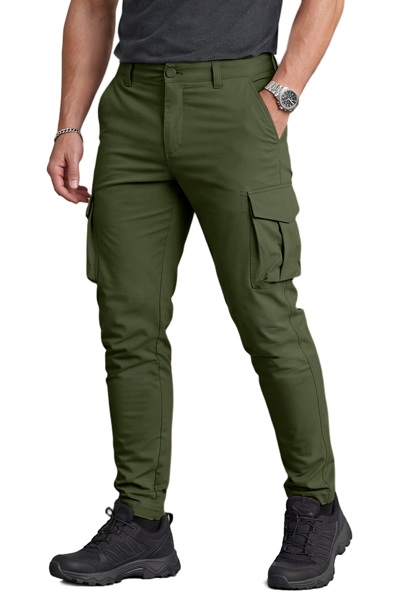 Schmale, klar geschnittene Cargohose für Herren