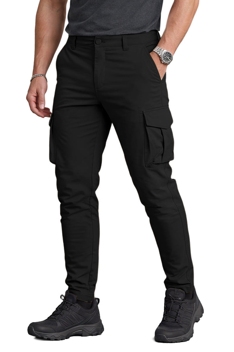 Schmale, klar geschnittene Cargohose für Herren