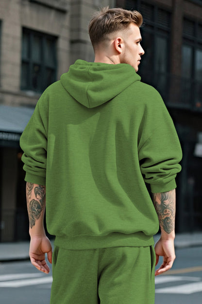 Herren-Pullover-Hoodie in Grün