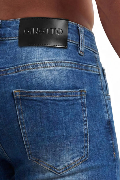 Men's Super Skinny Blue Jean