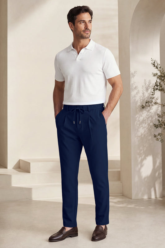 Mens Modern Slim Tailored Versatile Pant