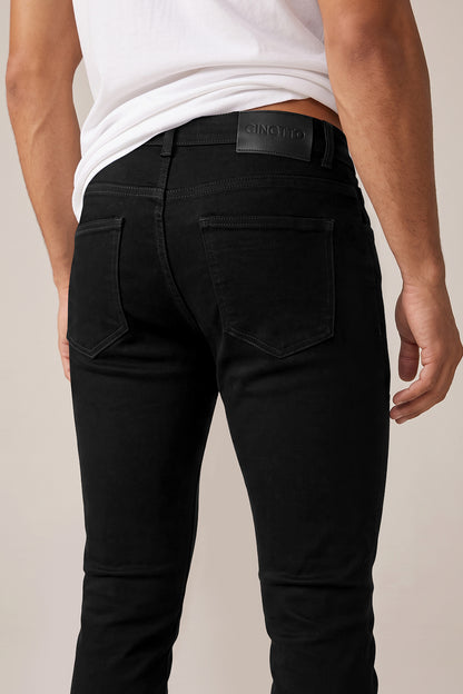 Gingtto Jeans déchirés pour homme