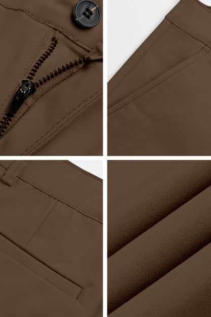 Men's Relaxed Fit Dress Pant - Camel