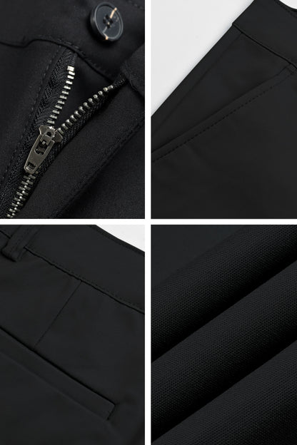 Men's Relaxed Fit Dress Pant - Black