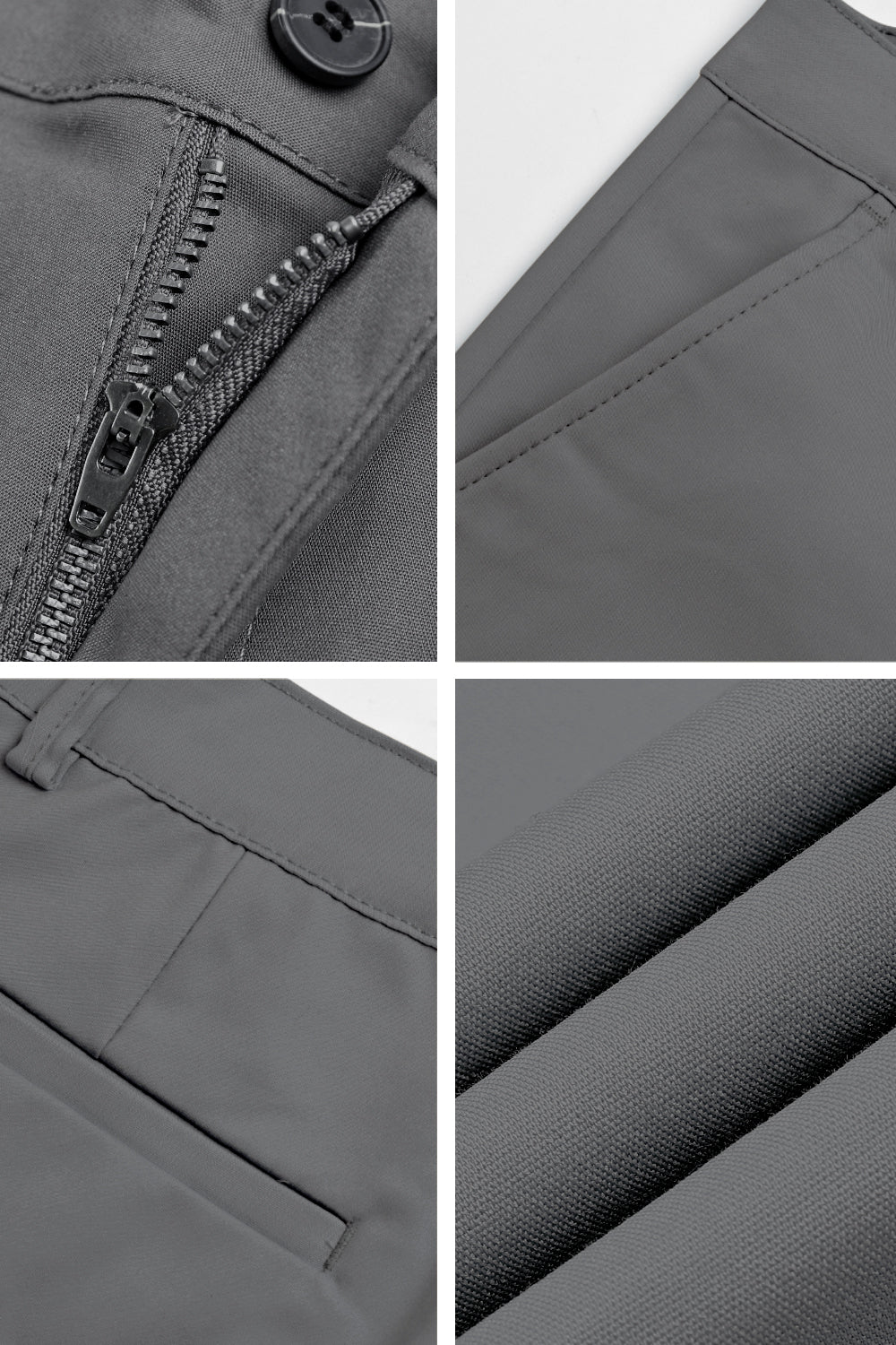 Men's Relaxed Fit Dress Pant - Grey