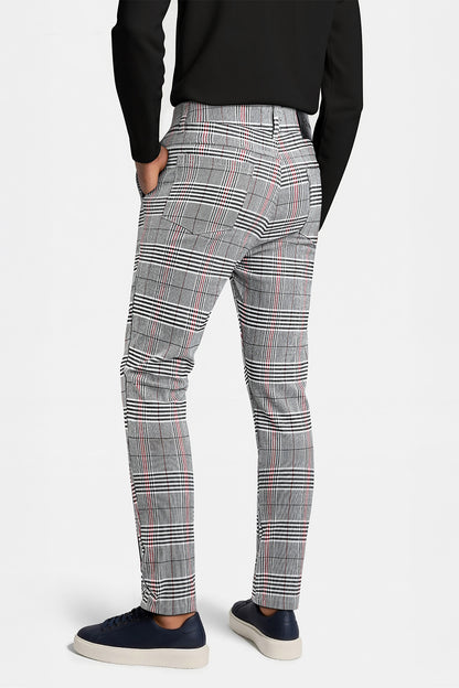 GINGTTO Chinos elásticos ajustados para hombre